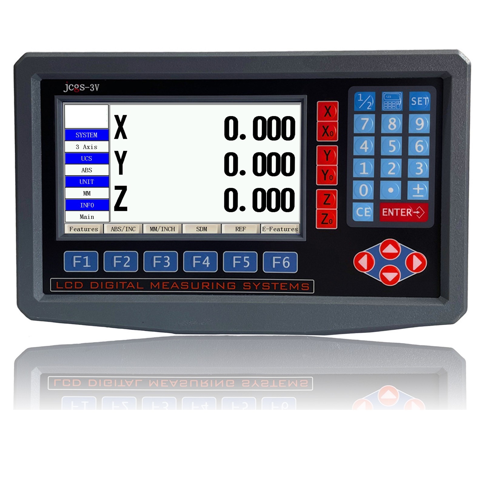 Mill Miling Machine Linear Scale Linear Encoder And 3 AXIS LCD Digital Readout