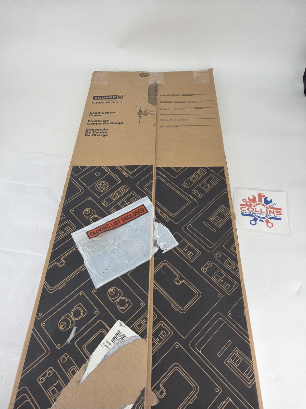 Square D QOC342MQF Load Center Cover Assembly, Flush-Fit, 14.25in W x 39.37in L