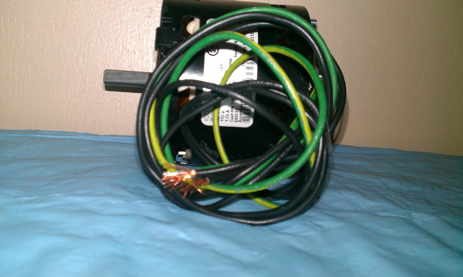 100261-111 KOOLTRONIC motor 115v 1.55a 1300/1550 rpm type U63
