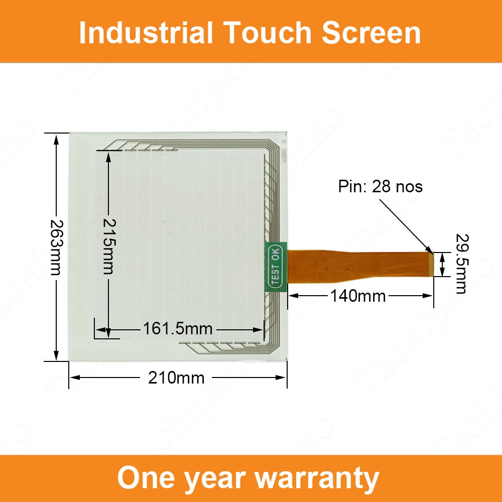 Touch Screen for EZ-T10C-F EZ-T10C-FH EZ-T10C-FS EZ-T10C-FD Panel Glass
