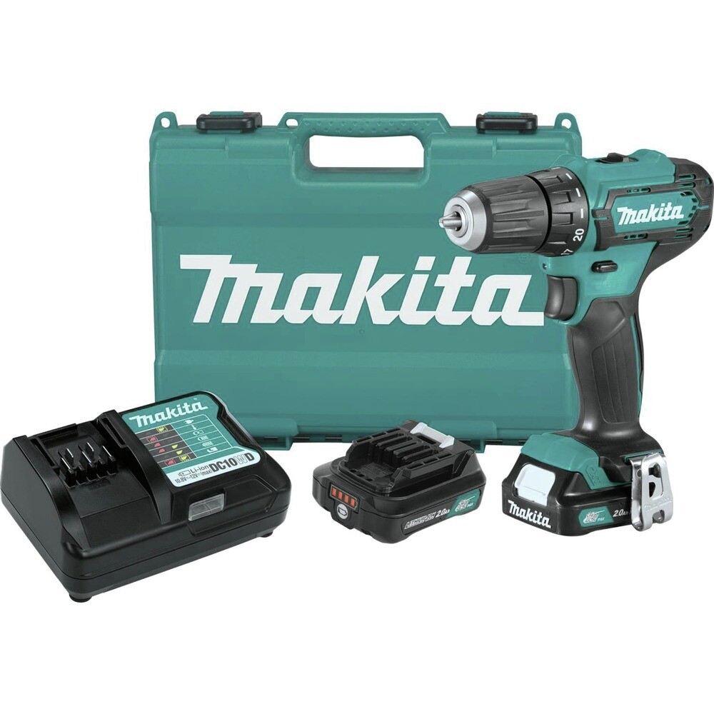 Makita FD09R1-R 12V MAX CXT 3/8″ Cordless Drill Driver Kit Certified Refurbished