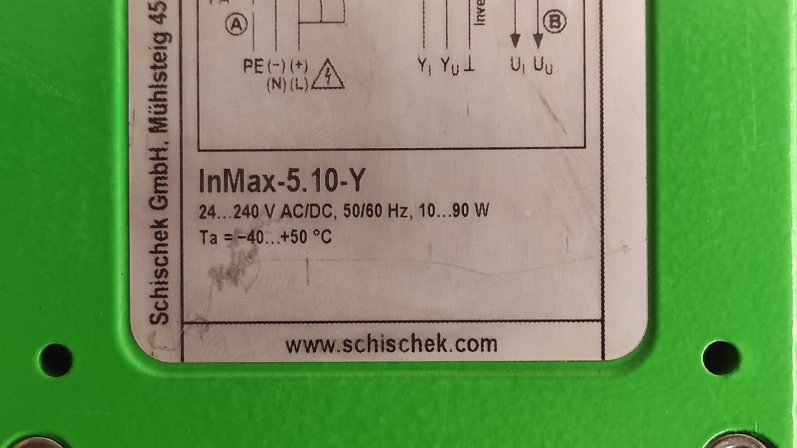 Schischek inmax-5.10-y / InMax-5.10-Y Spring return actuator
