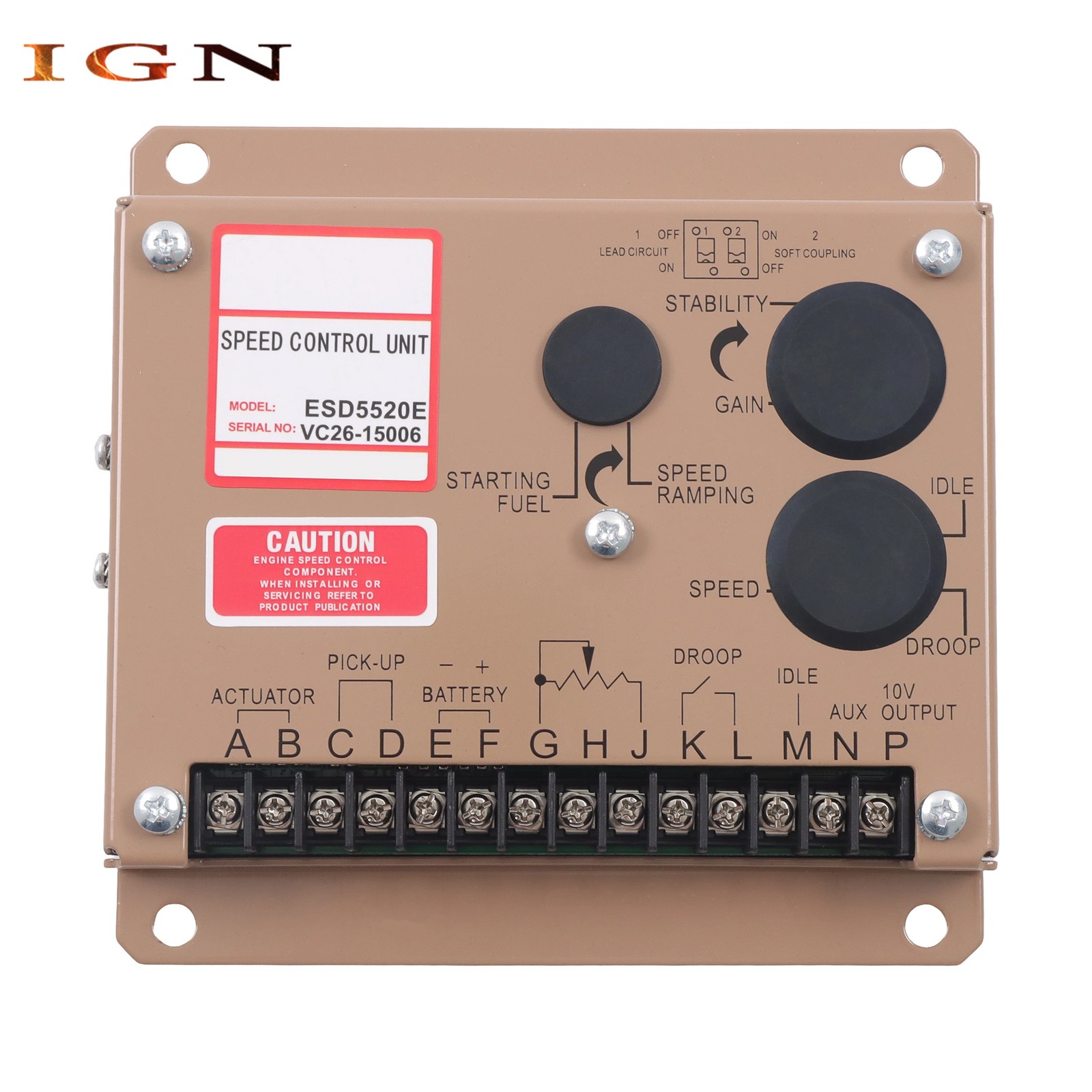 ESD5520E Adjustable Speed Controller for Generator Engine Governor