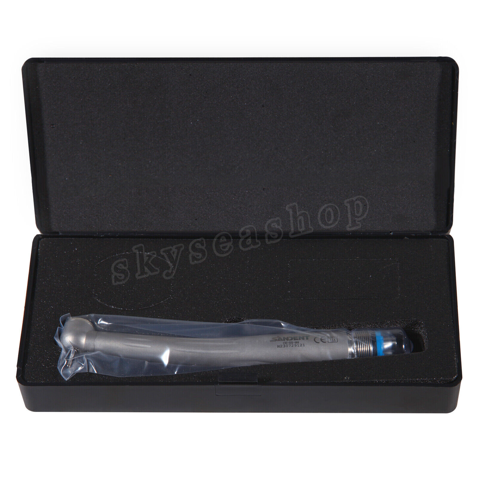 10 Dental High Speed Handpiece Ceramic Bearing Push 4 Holes Single Way Spray