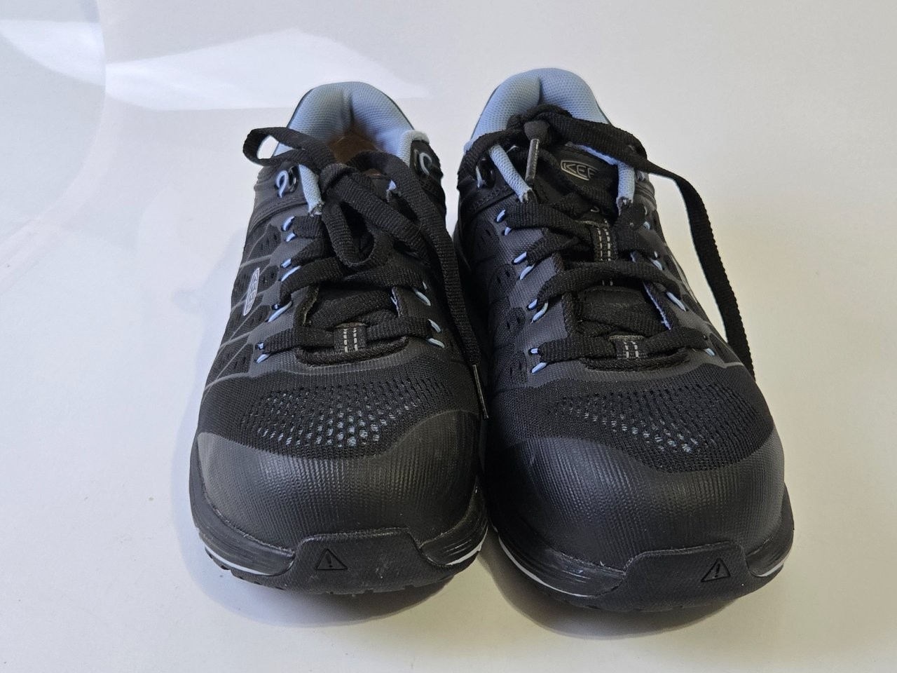Keen Utility Women’s Black / Blue Steel Toe Work Shoes US Size 7W