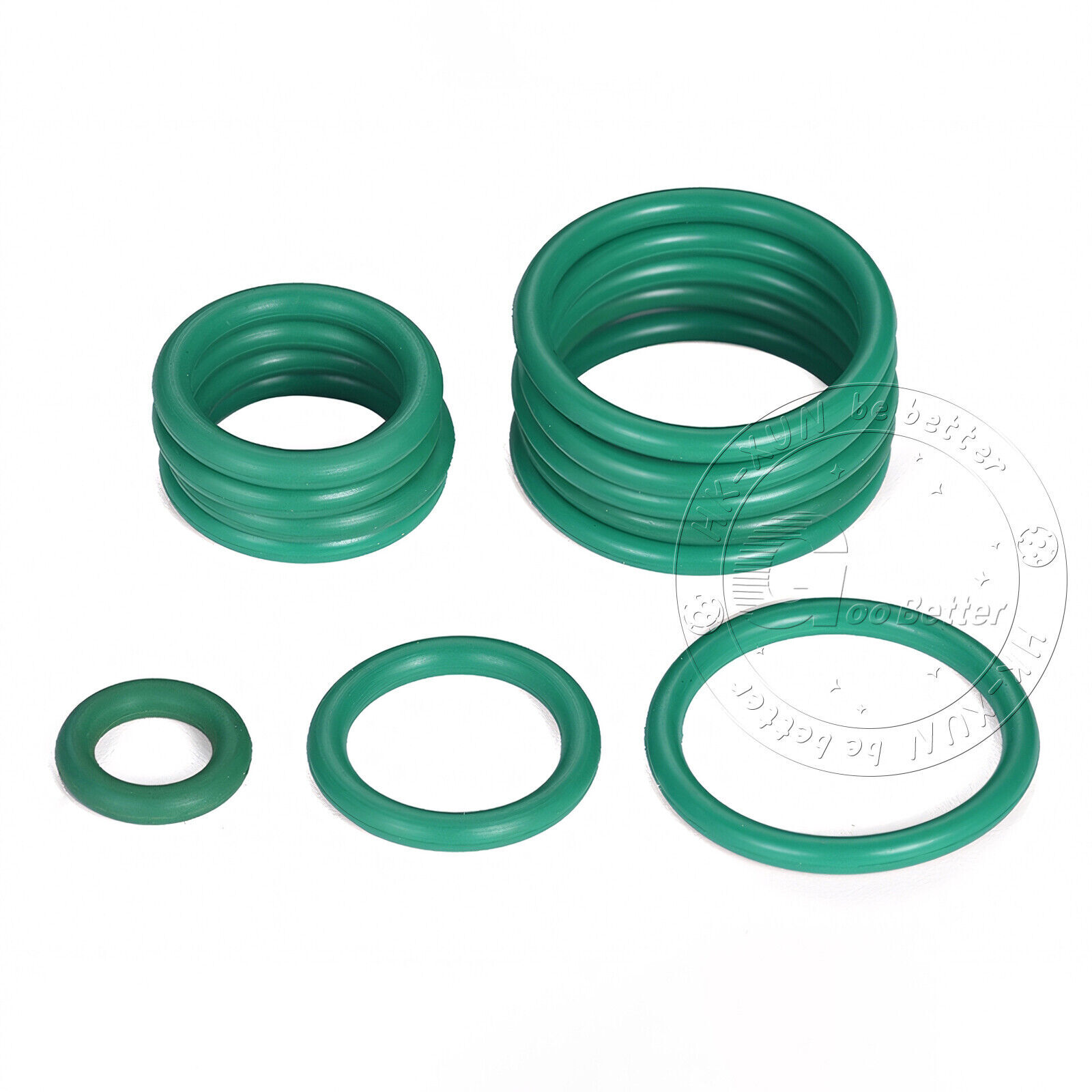 2mm FKM Fluorine Rubber Sealing O-Rings Cross Section 5mm-100mm OD – High Temp