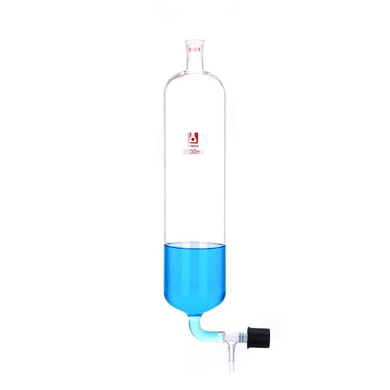 100ml-500ml Distillation Bottle with Vacuum Piston Double-Layer Lab Glass