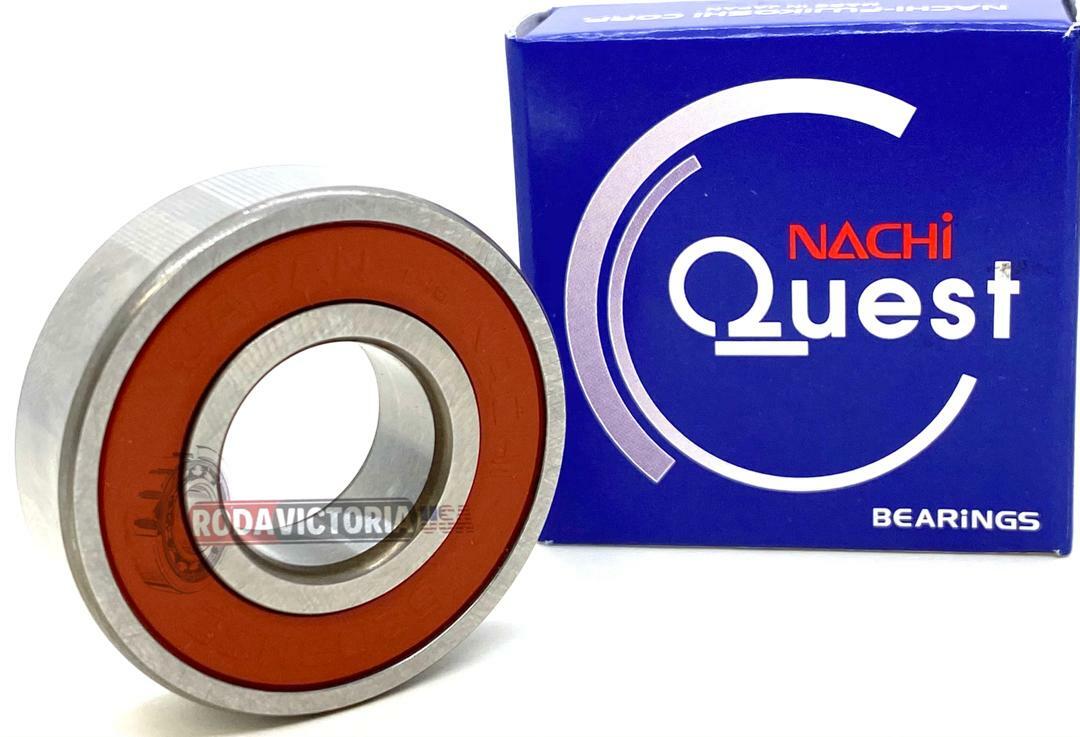 NACHI JAPAN 6203-2NSE9 BALL BEARING, RUBBER SEALED 17X40X12mm 6203 2RS C3.