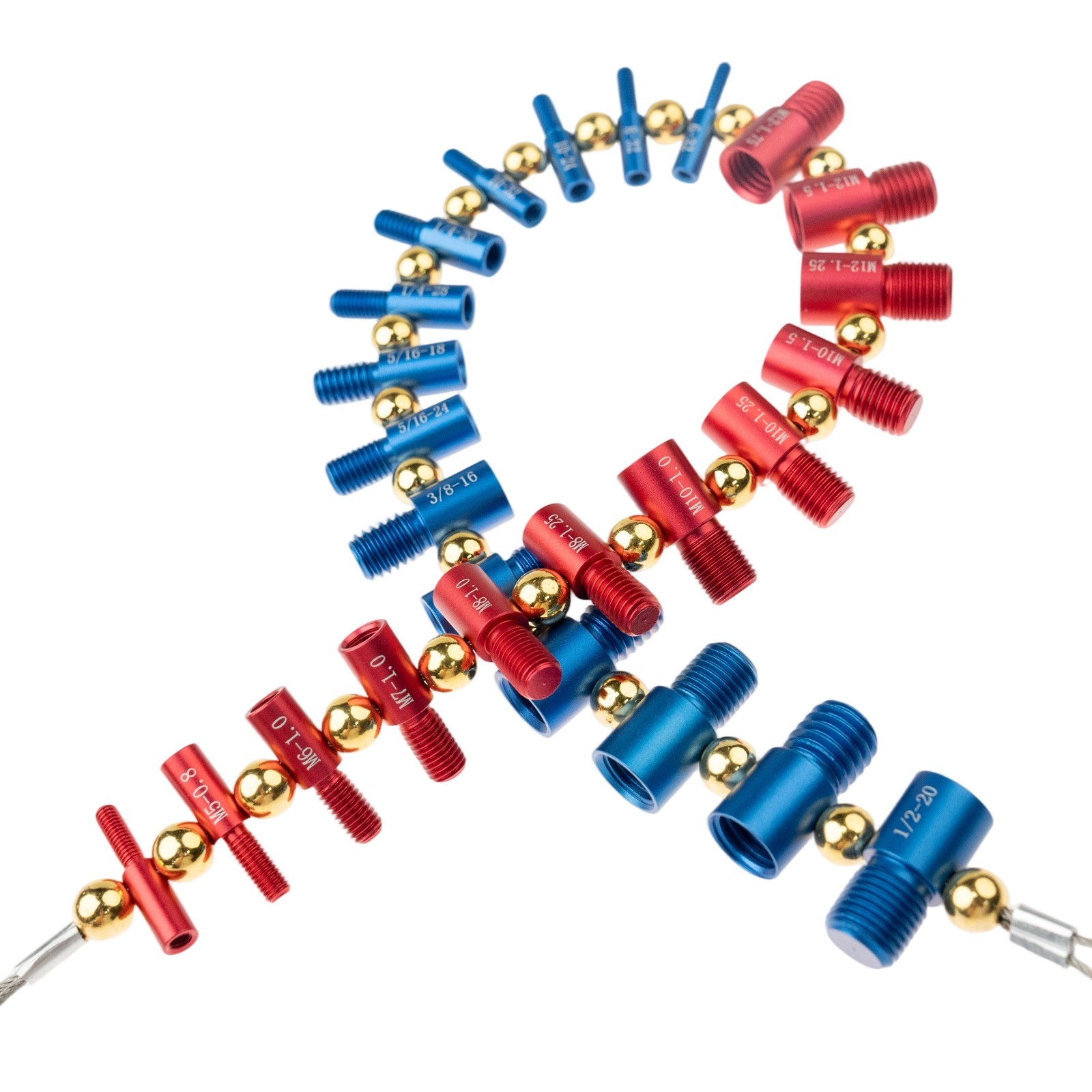 Nut and Bolt Thread Checker Inch & Metric Thread Gauge Nut and Bolt Size Gauge N