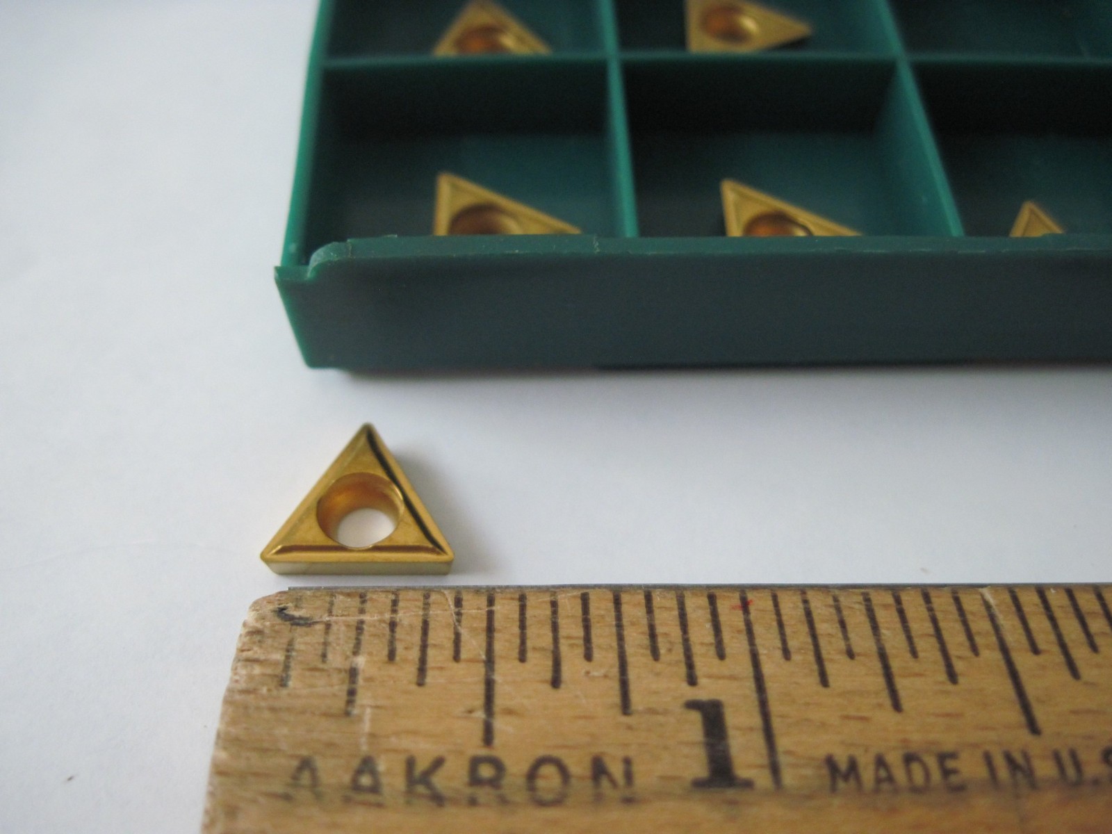 (Qty 6) Everede TPGH-215-CV6 Carbide Turning Inserts (.250 I.C.) MSC# 36879336