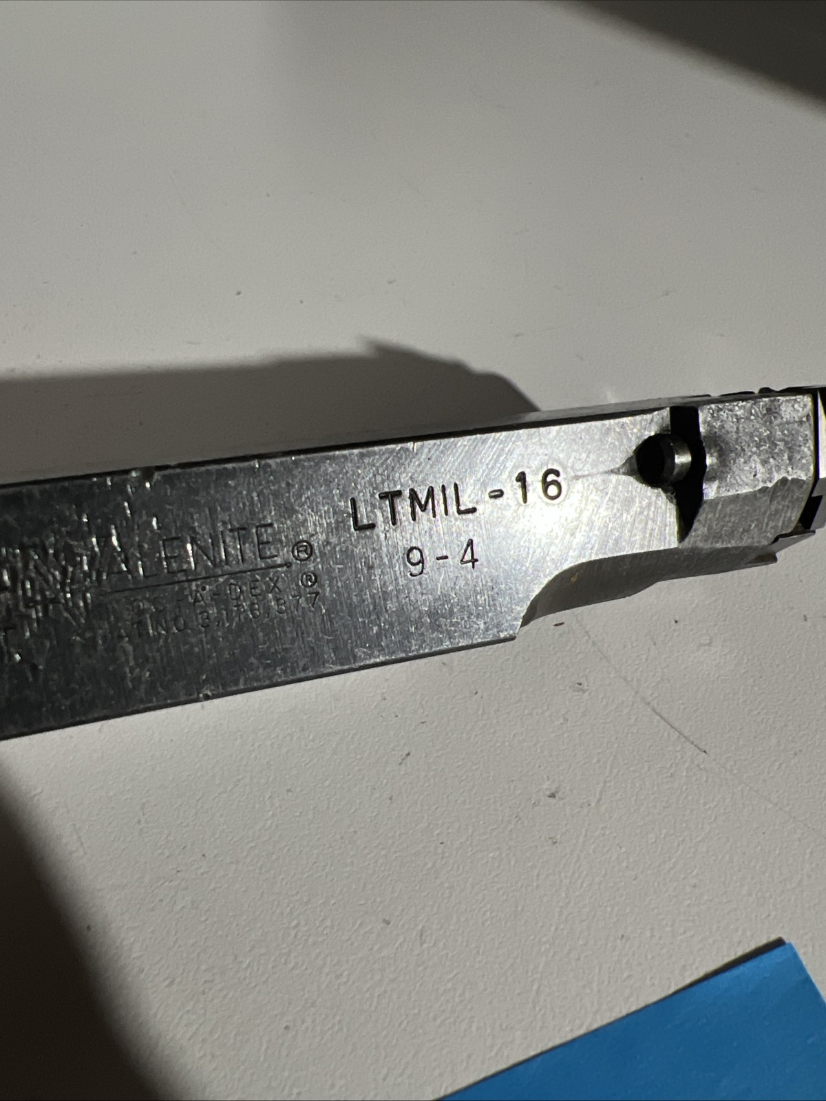 valenite LTMIL-16 Indexible Carbide Lathe Toolholder 5”OAL 1”Shank Threading Tur