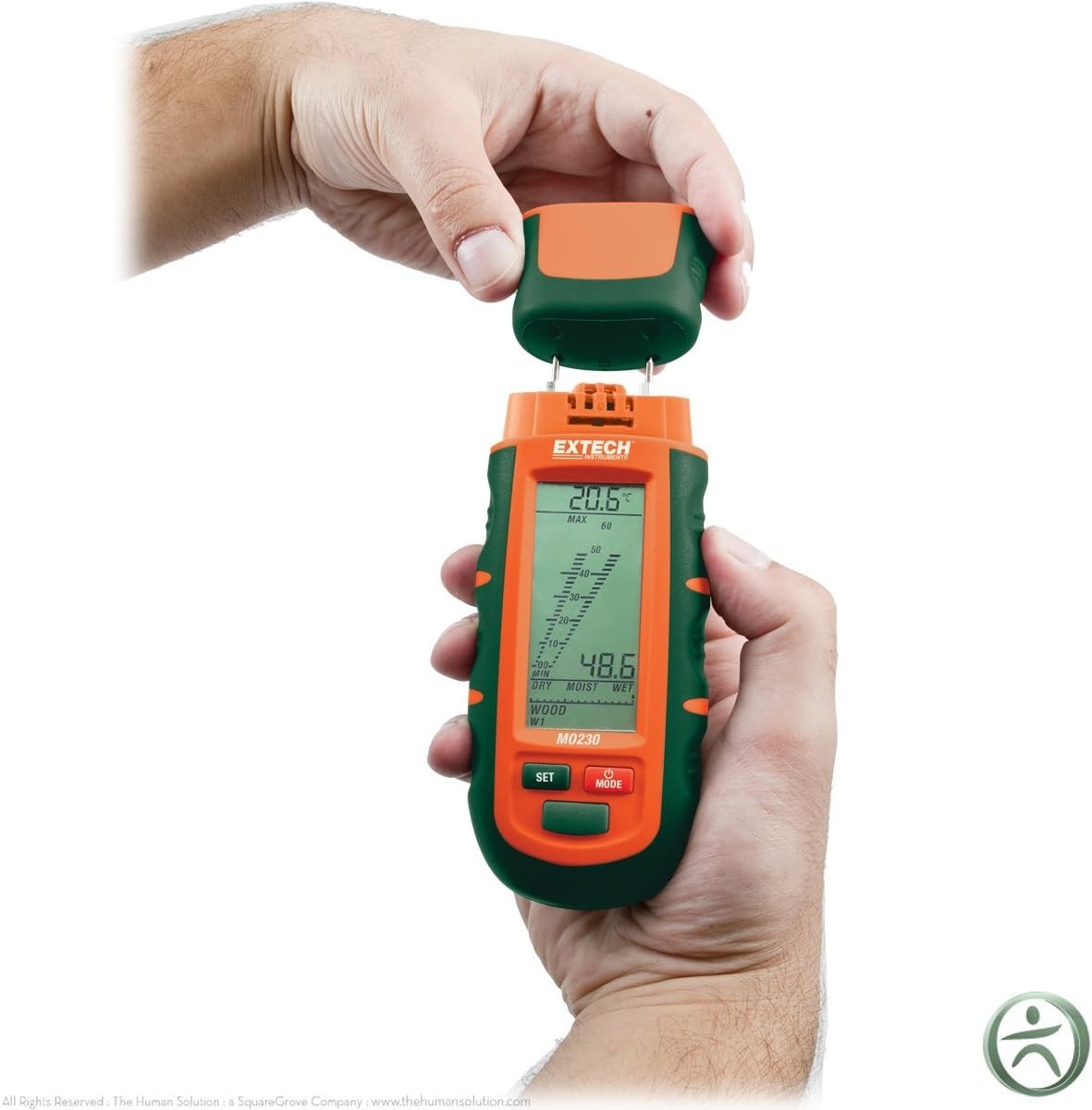 Extech Moisture Meter MO230 Measures Moisture Humidity Temp New Sealed REG $214!