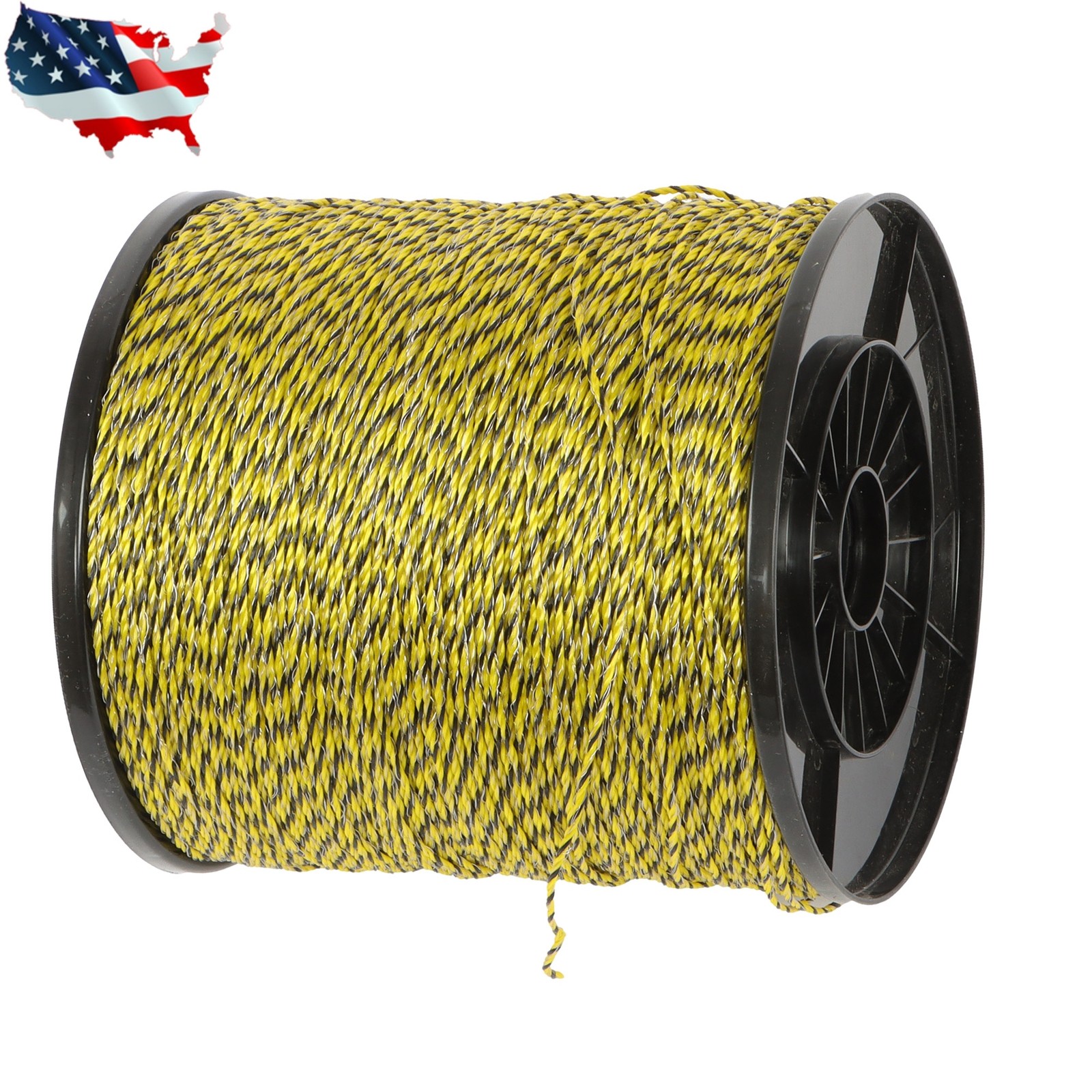 Electric Fence Wire, 3500Ft 1/8″ , Polywire fit for Portable Livestock Fencing