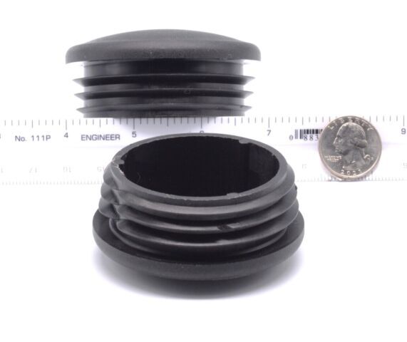 Round Pipe End Plugs for Steel Pipe Tubular Bumper Caps Various Sizes