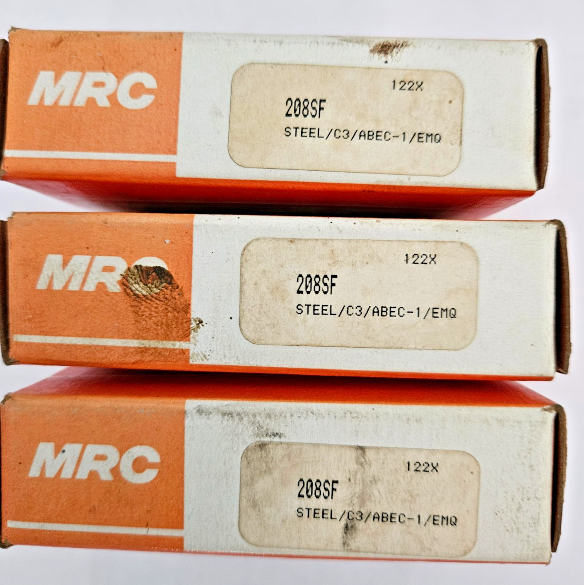 MRC 208SF Bearing Lot of 3
