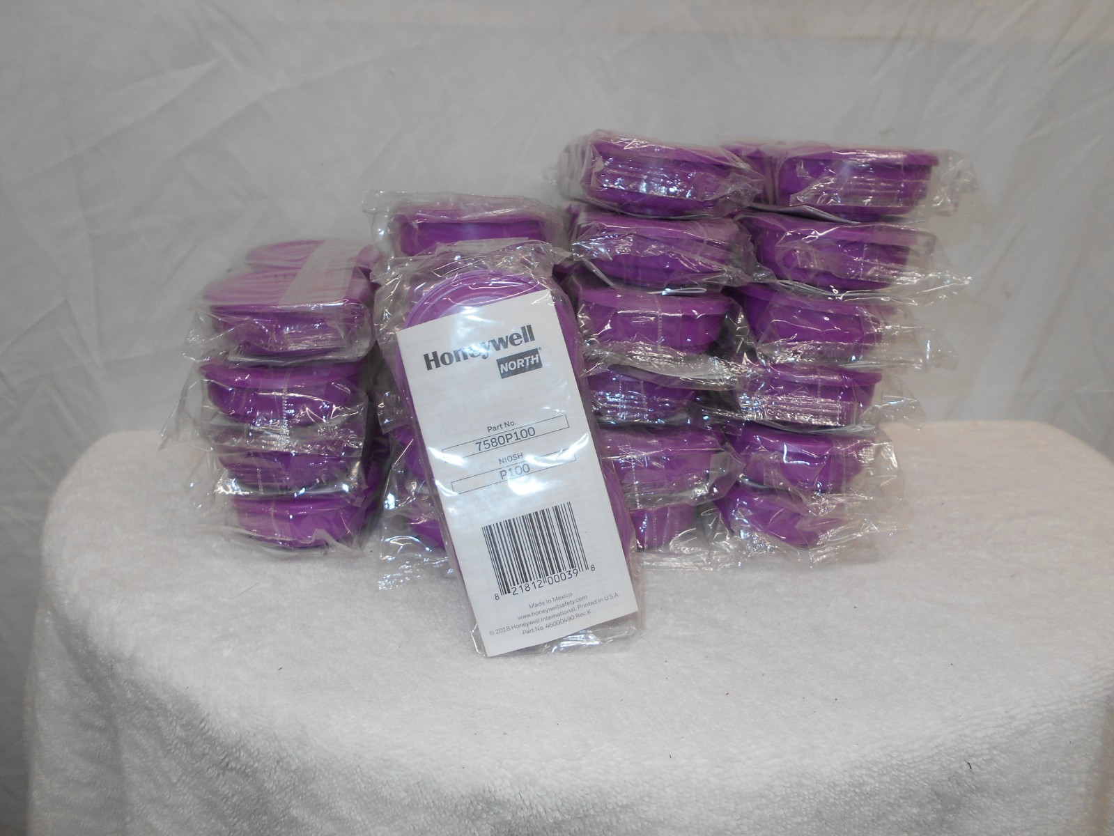 22 PAIR OF NEW SEALED HONEYWELL 7580P100 PARTICULATE FILTER CARTRIDGES