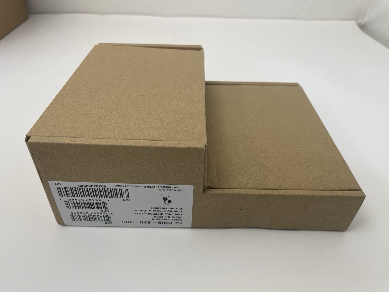 Jabra Biz 2300 Duo Noise Canceling Mic Headeset USB 2309-820-105 New