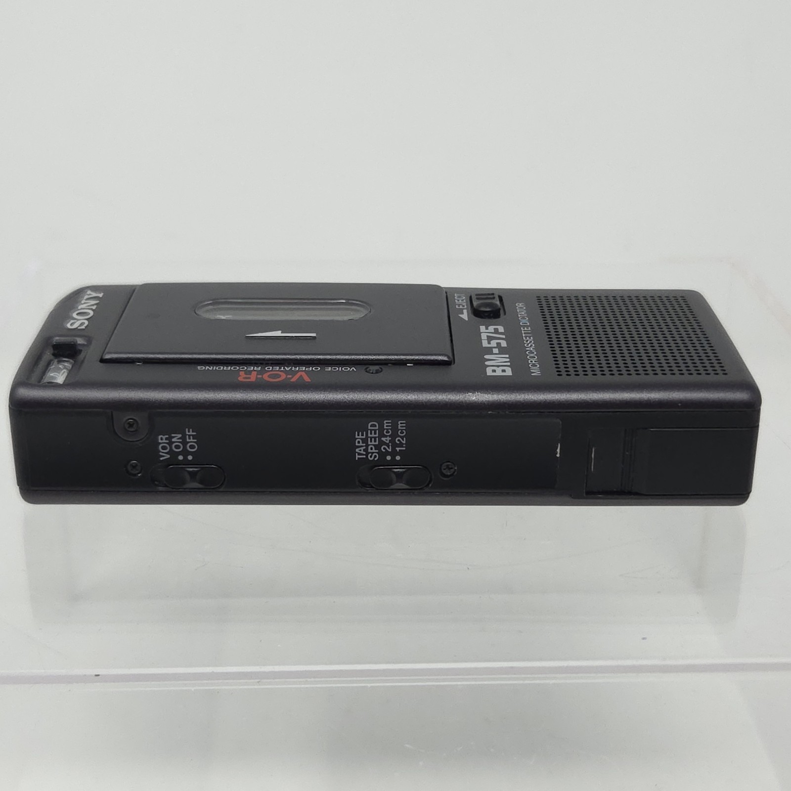 Sony BM-575 Micro Cassette Dictator Handheld Voice Recorder W/ 3 Tapes FOR PARTS