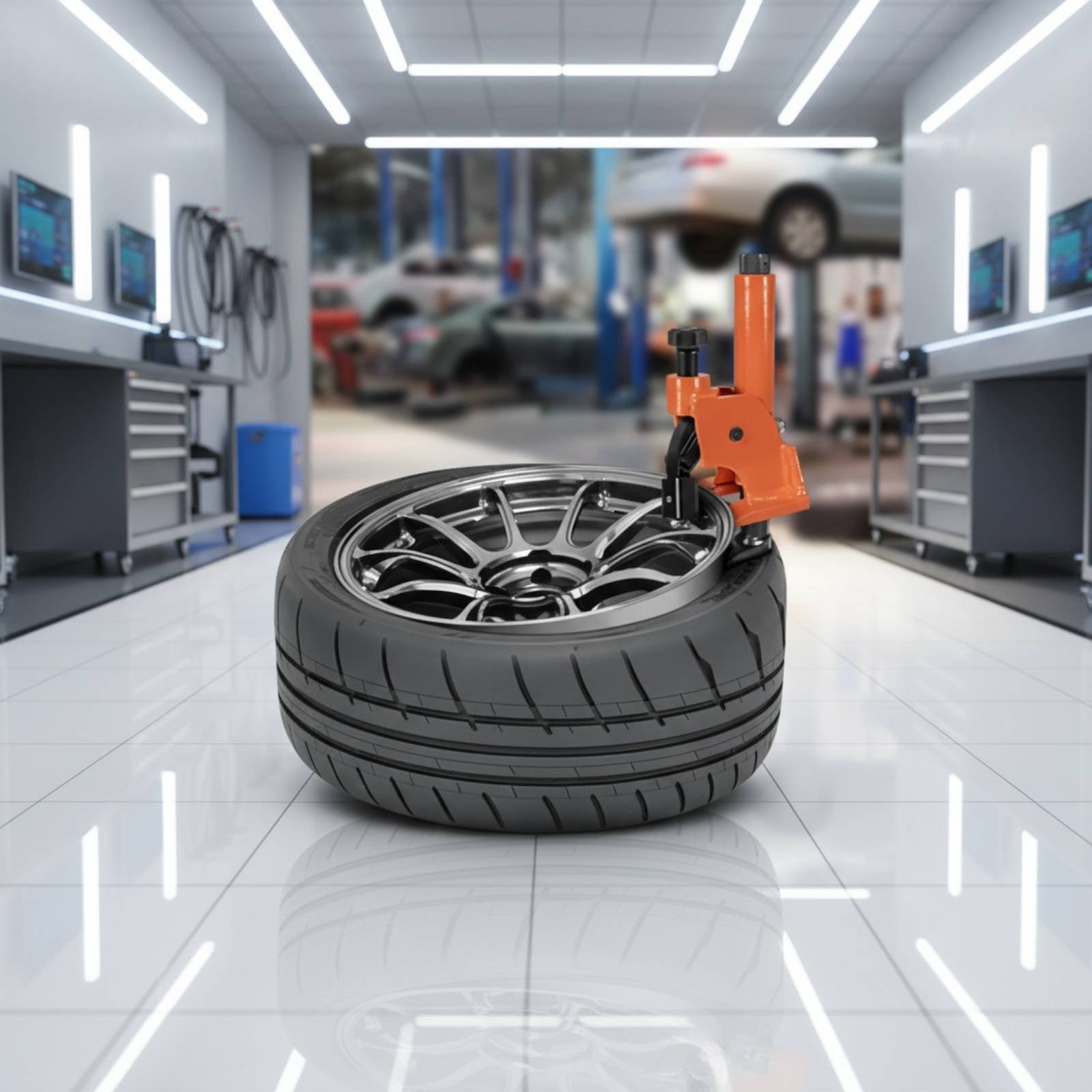 Manual Tire Changer Long-Lasting Wheel Tool Universal Fit for Auto Repair Shop