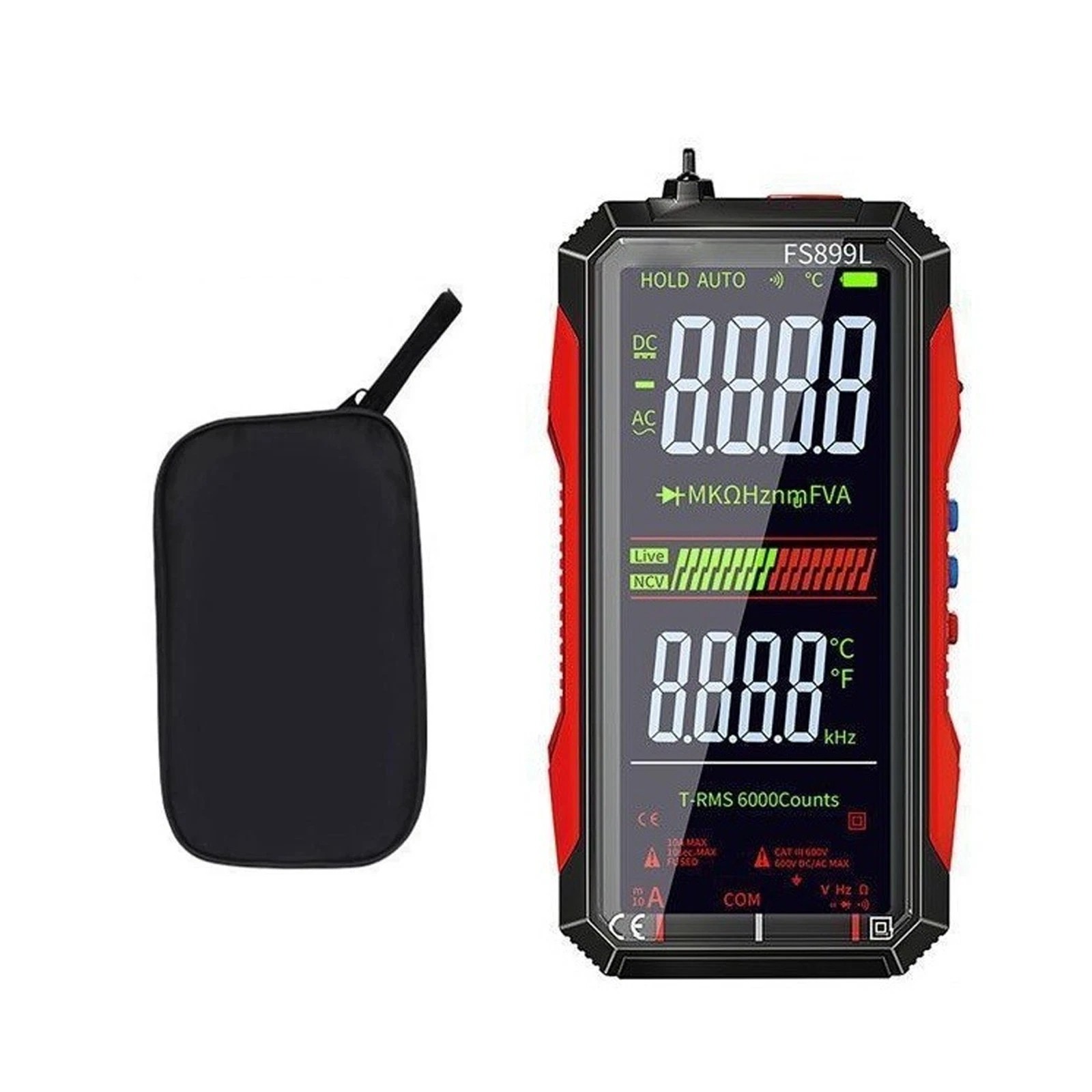 FS899S For Rechargeable Digital Multimeter with Voice Broadcast and Flashlight