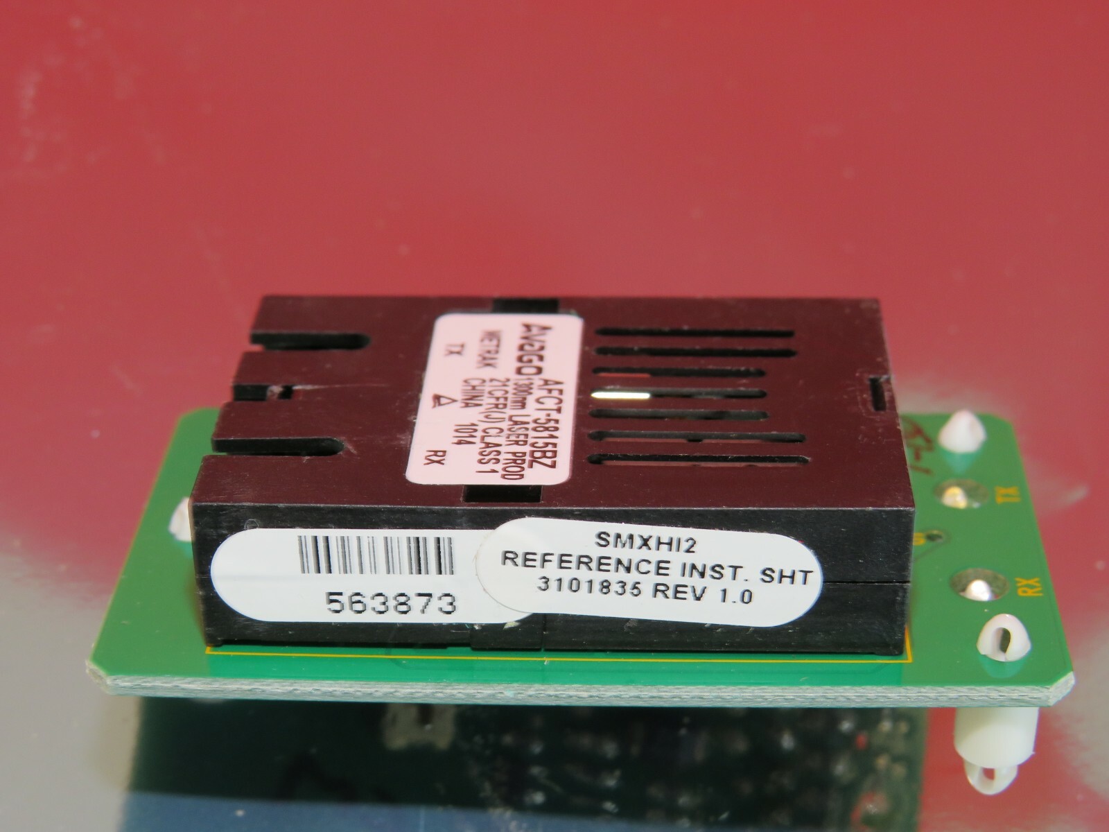 EST EDWARDS SMXHI2 PLUG IN HIGH OUTPUT SINGLE MODE FIBER OPTIC TRANSCEIVER