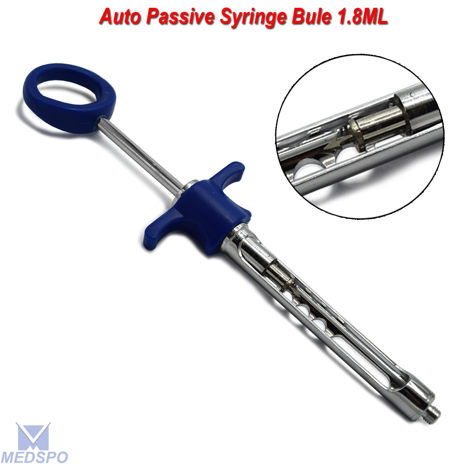 4 -Pieces Dental Anesthetic Syringes 1.8ml Self-Aspirating Anesthesia Injections