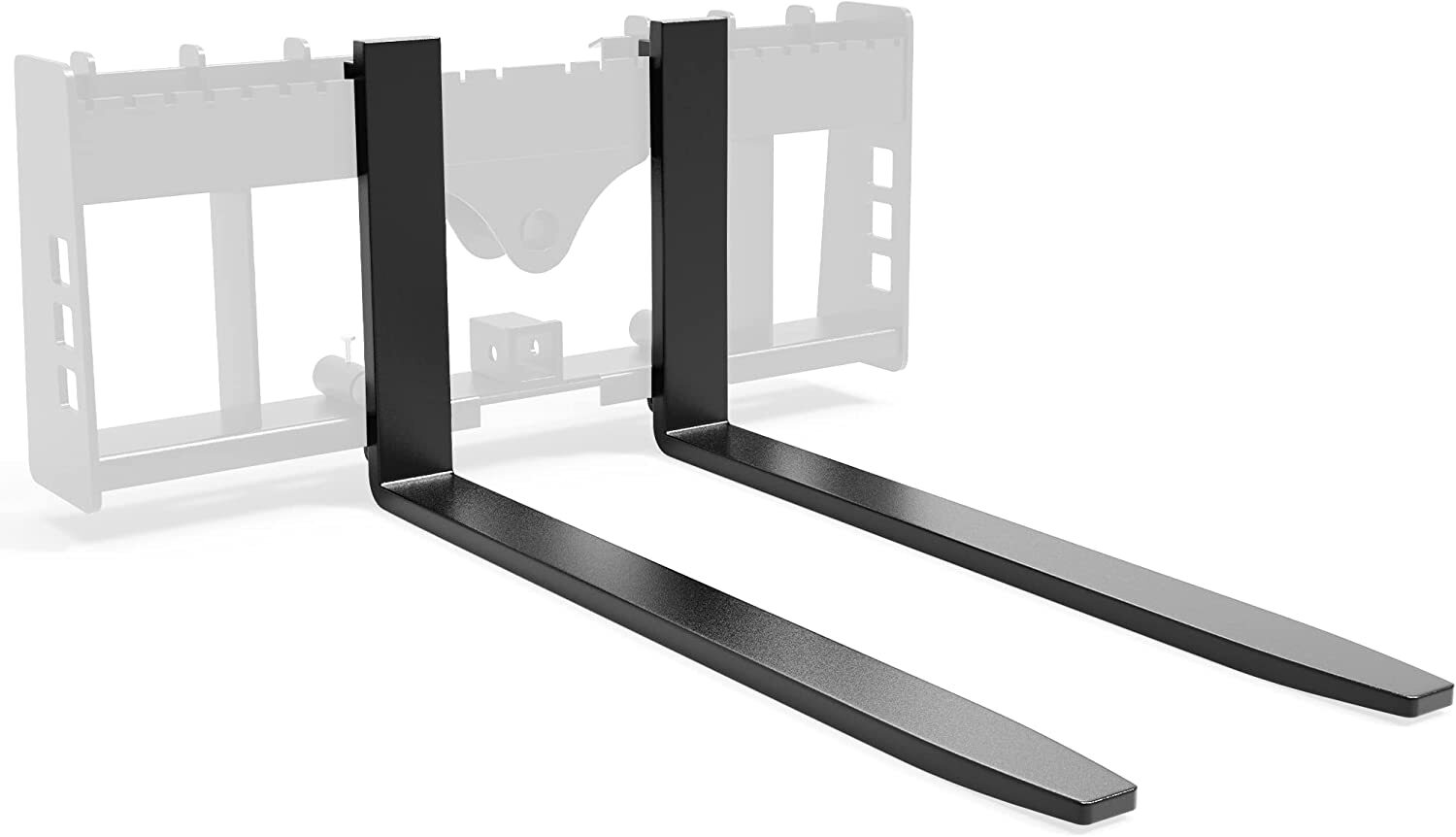 48″ Pallet Fork Blades 2 Packs for Loaders Skid Tractors 4000LB Weight Capacity