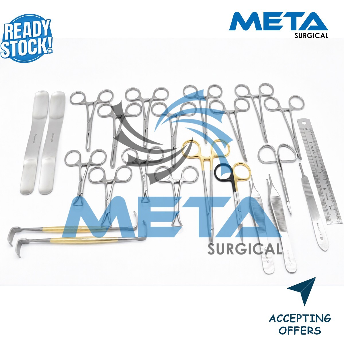 Labiaplasty Vaginoplasty Instruments Set | Gynecologic Cosmetic Surgery Kit