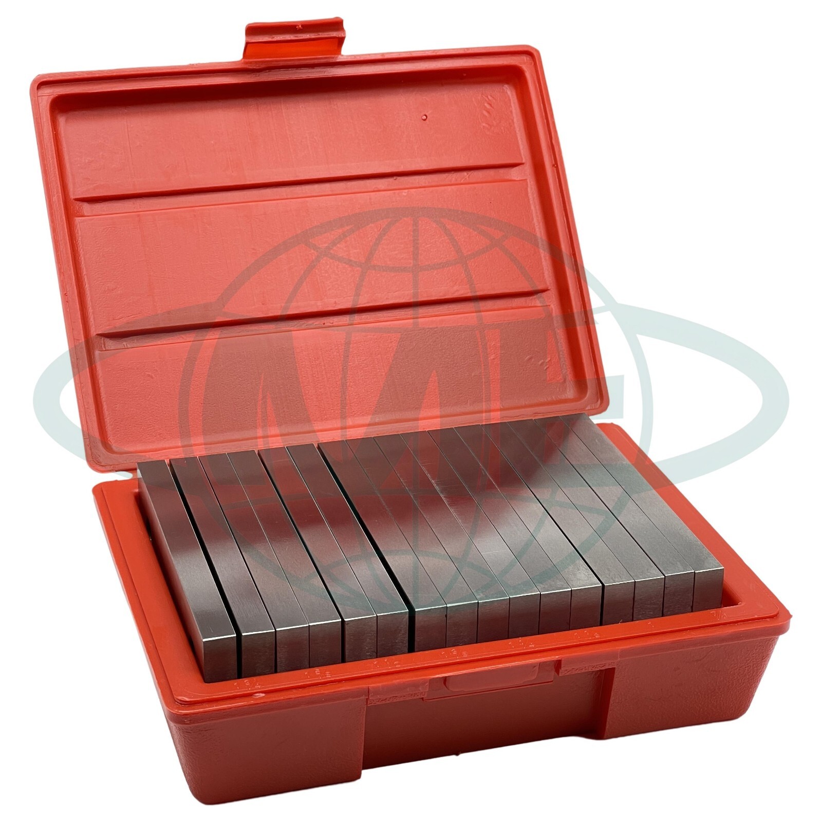 Precision Steel Parallel Set, 8 Pairs, 1/2″ Thick, 6″ Long, From 7/8″ to 1-3/4″