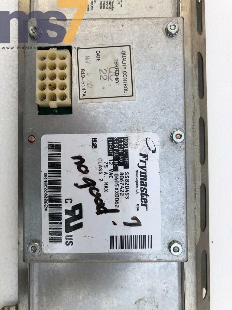 FRYMASTER SS8204SS ANALOG CONTROLLER PANEL 12 VAC