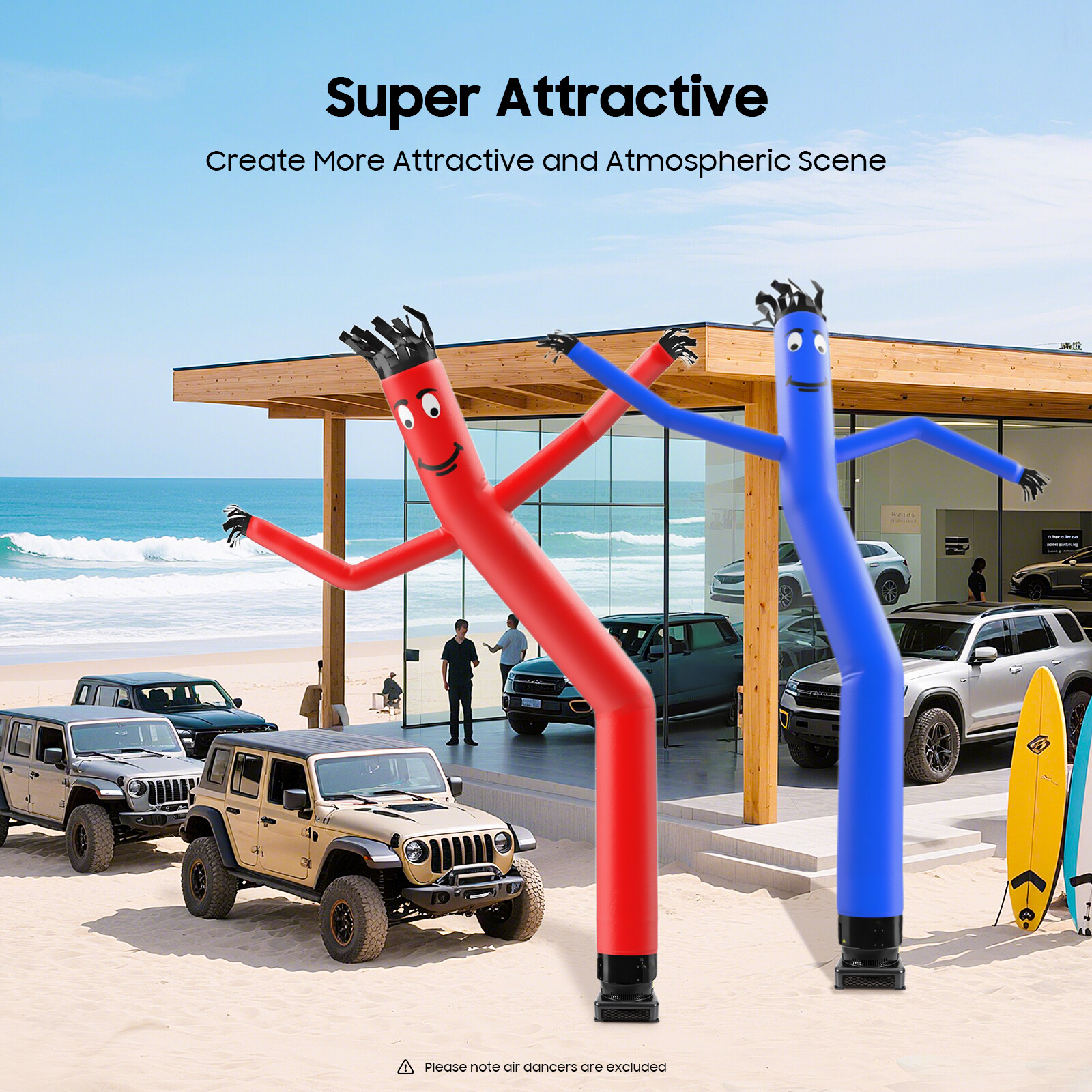 Inflatable Tube Man Blower for Inflatable Puppet Dancers Arm Swing Tube Man
