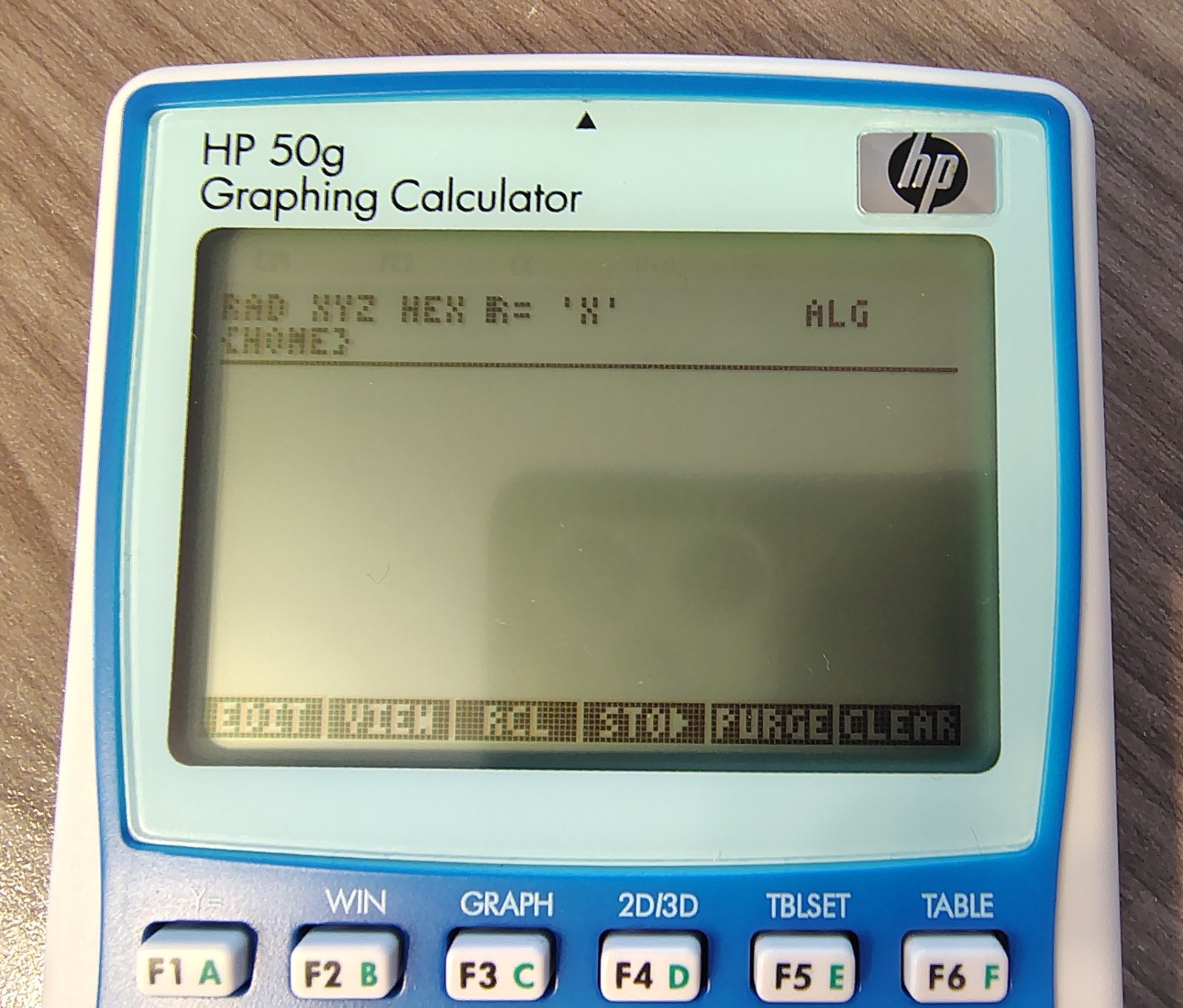 RARE Blue version HP 50g Graphing Calculator combo NEAR MINT NW240AA