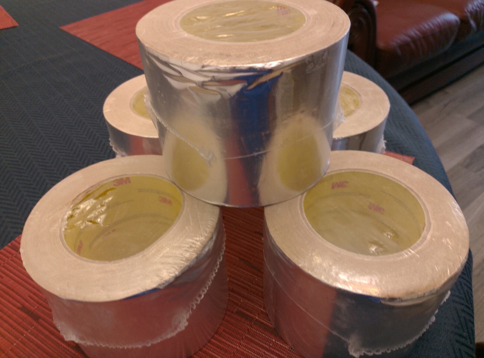LOT OF 7 ROLLS 3m Foil Tape T-49 T49 4x180ft 4 Inches By 60 Yards  180 Feet.