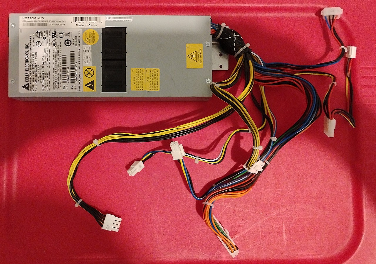 Delta TDPS-600CB B 600W Server Power Supply 24 + 2X8 + 2X4 Lenovo & Other Brands