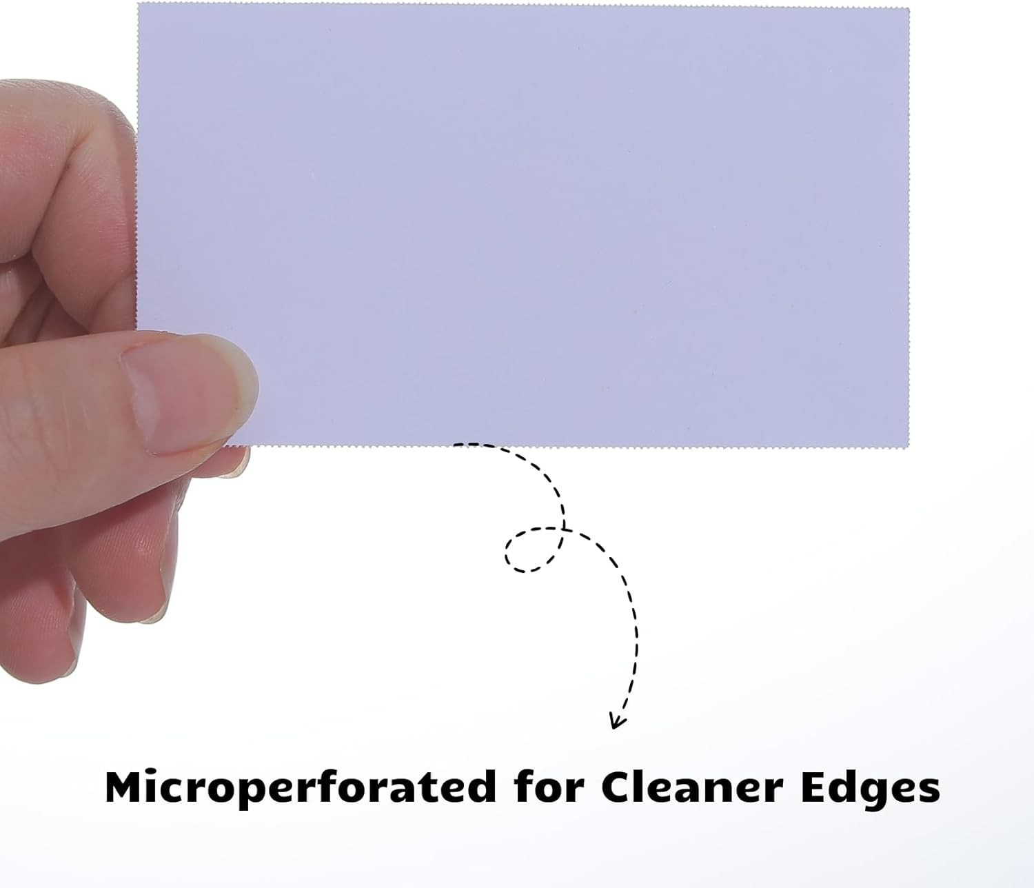 250 Piece Blank Printable Business Cards 3.5 x 2, Perforated Card Stock Paper…