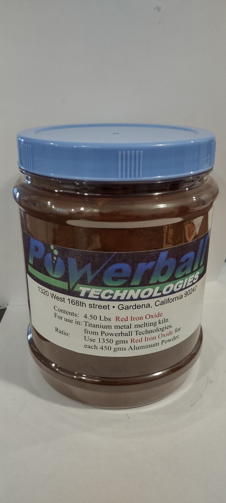 4.50 Pounds Red iron oxide powder