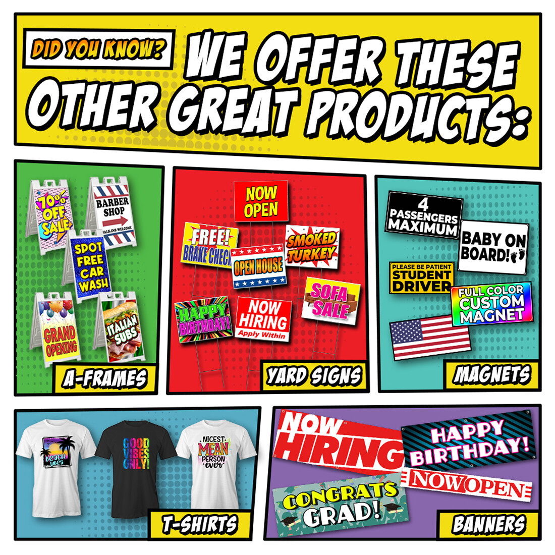 HAPPY BIRTHDAY CLEARANCE BANNER Advertising Vinyl Flag Sign INV
