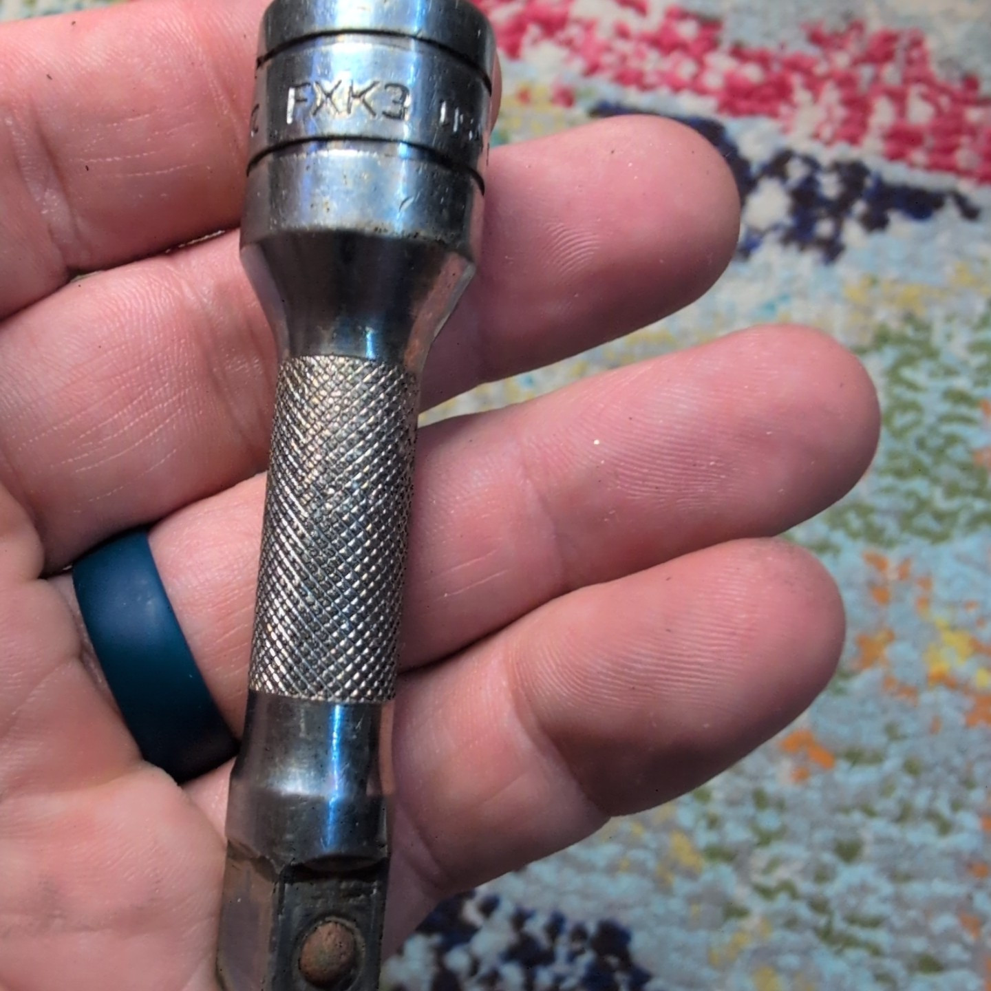Snap On fxk3 3/8 drive 3″ knurled friction ball extension