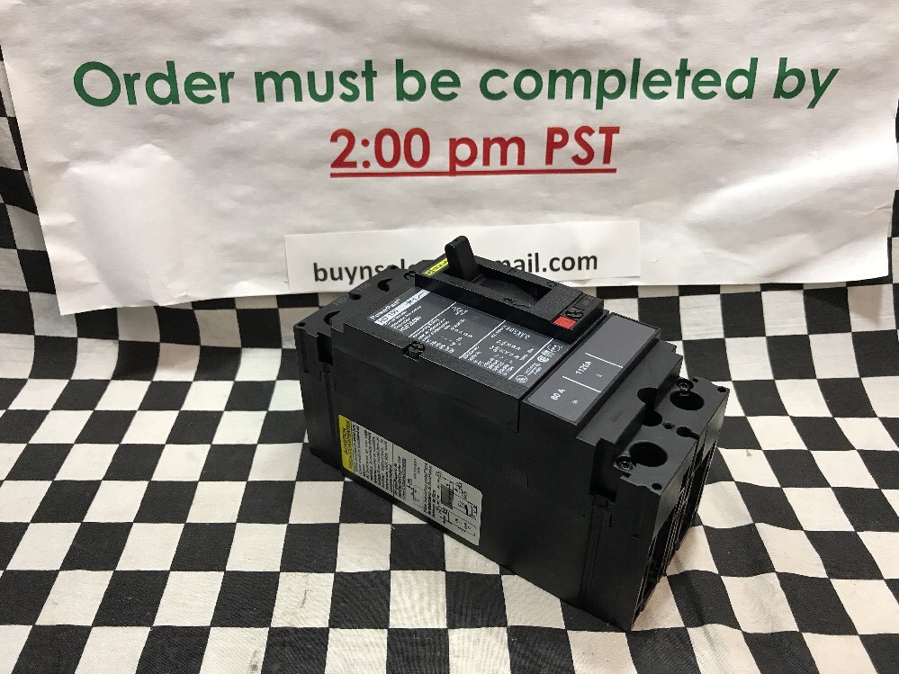 Square D HD 150, CIRCUIT BREAKER 80A, 2P, HDF26080, SHIPSAMEDAY, #106A71