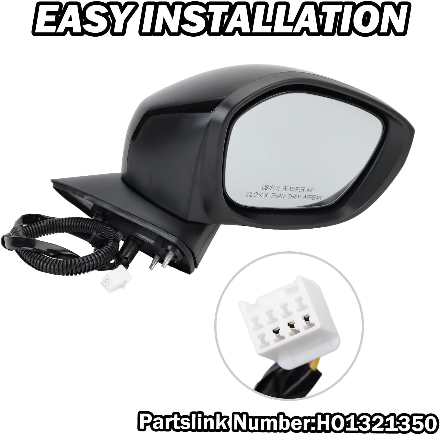 For Honda Civic 2022-2025 Right Passenger Side Mirror Power Heated Signal BSM