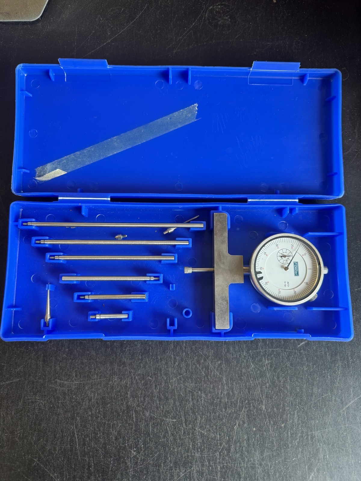 Machinist Fowler Dial Depth Gage Set 0″ – 6″ #52-125-006 Micrometer