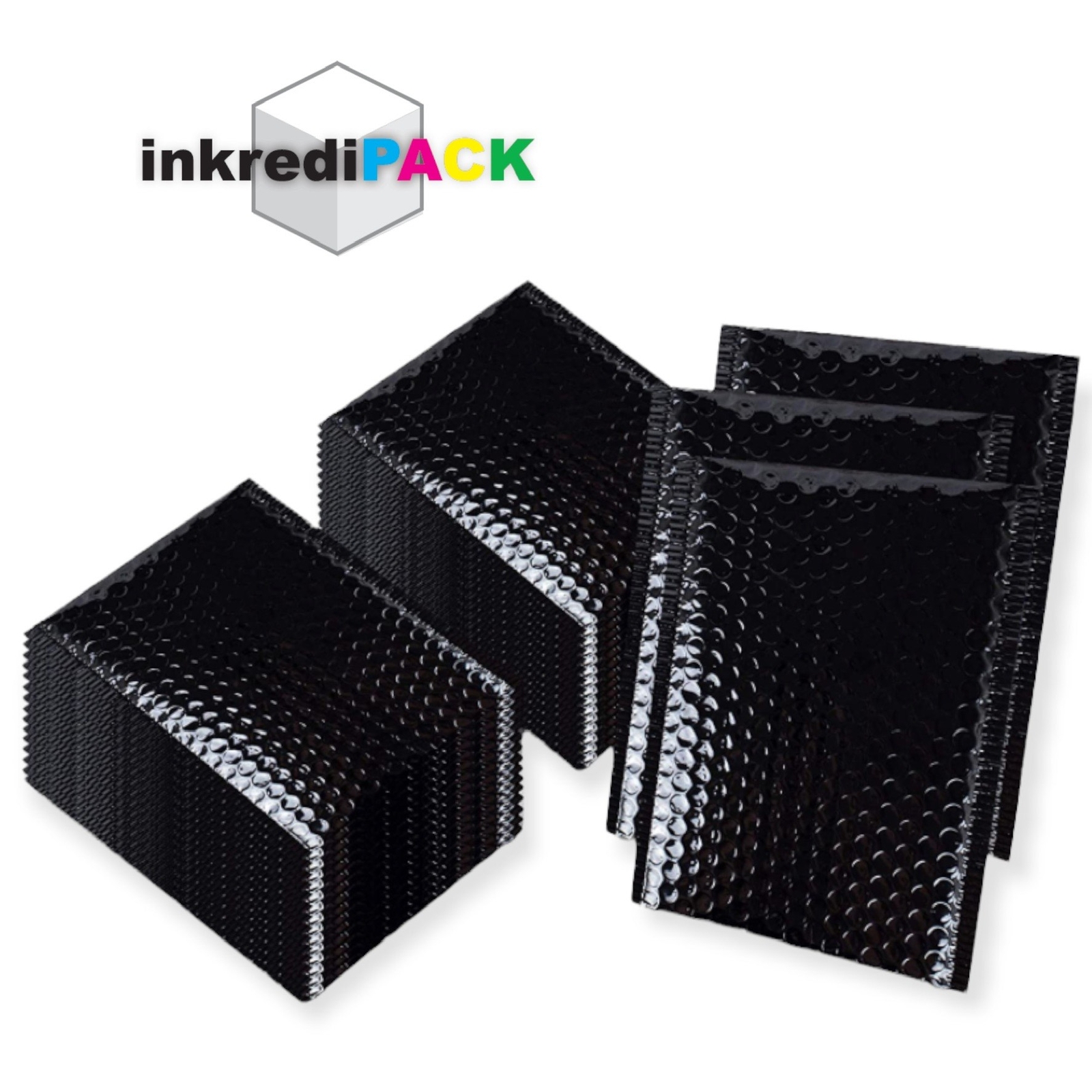 InkrediPack™ 4X8 #000 – 30 Pack – Metallic Bubble Mailers (Usable Size: 4X7)