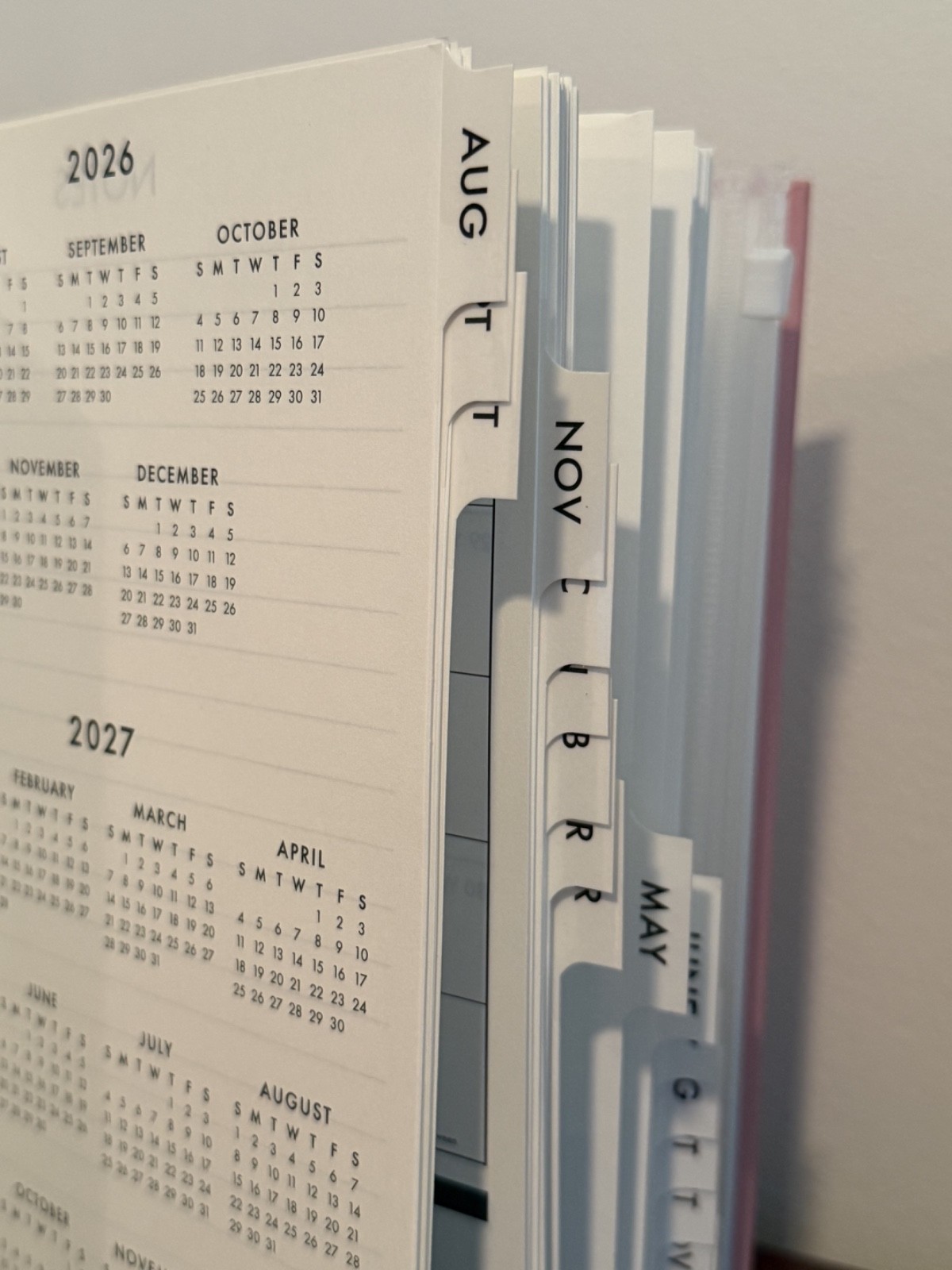 Punch Studio Monthly & Weekly Planner August 2026 – December 2027 Pink Floral