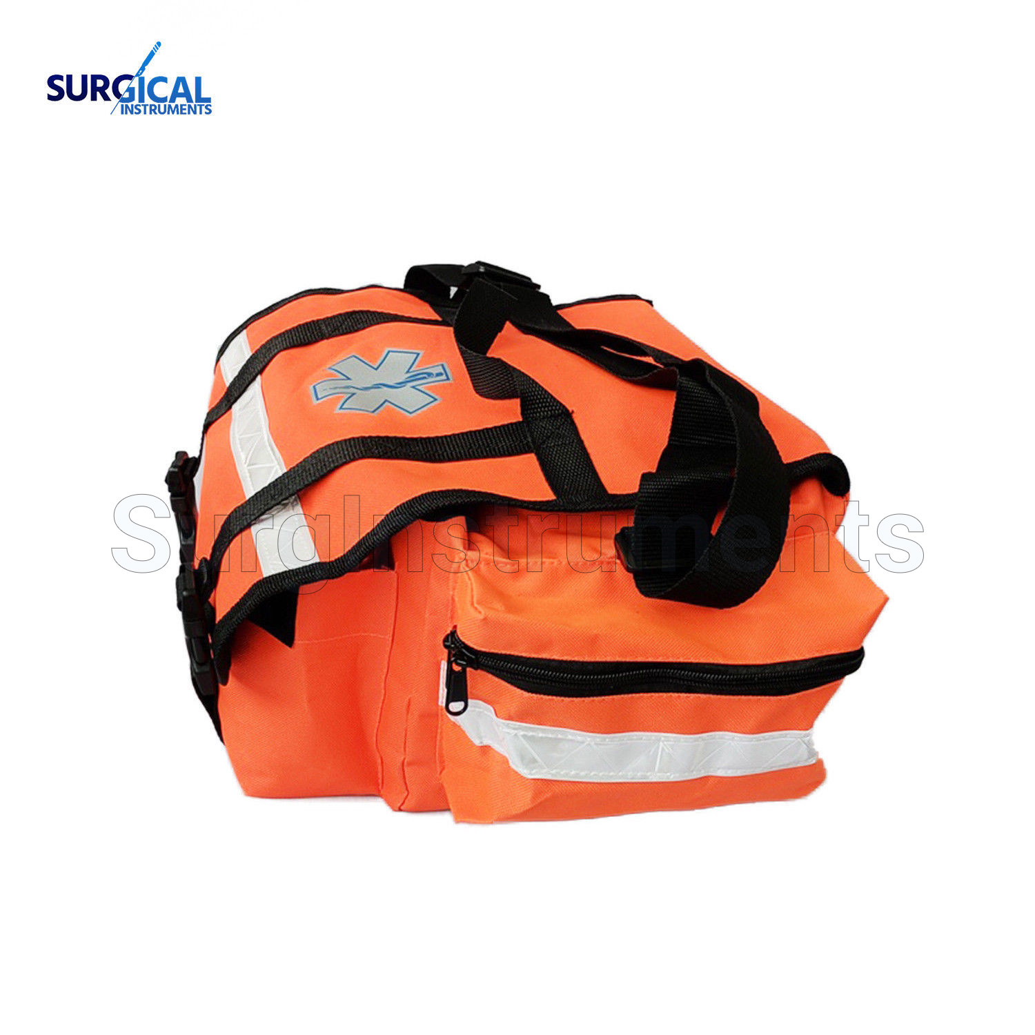 First Aid Responder EMS Emergency Medical Trauma Bag with Dividers