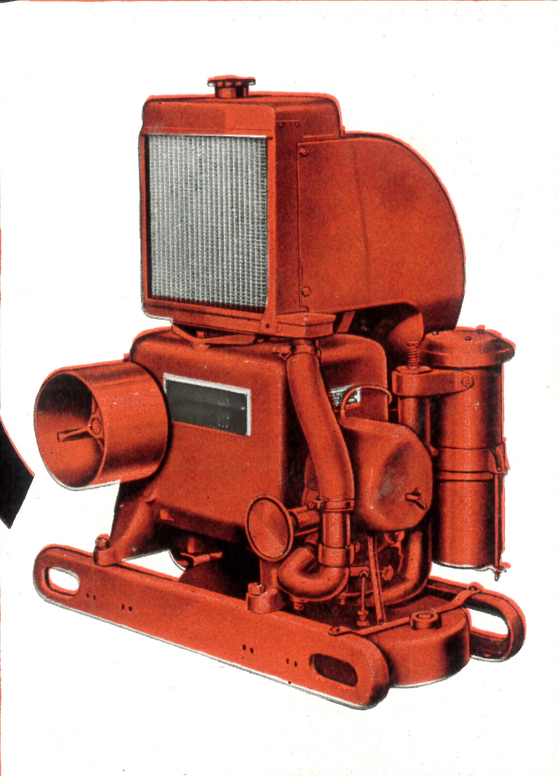 IH McCormick-Deering International Type LB Stationary Engines Color Brochure IHC