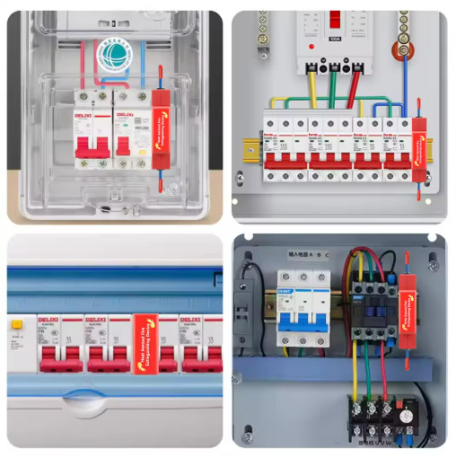 Flame Retardant DIN Rail Mount Distribution Box