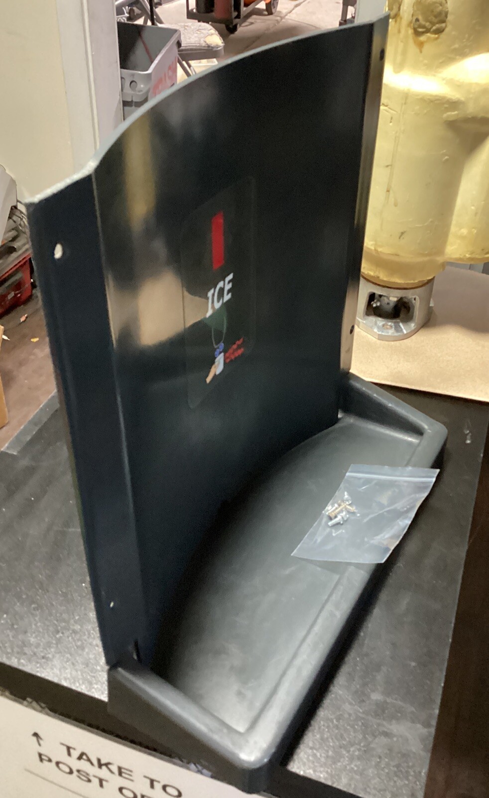 Sink and Splash Panel from A Scotsman Ice Machine Model MDT3F12A-1H
