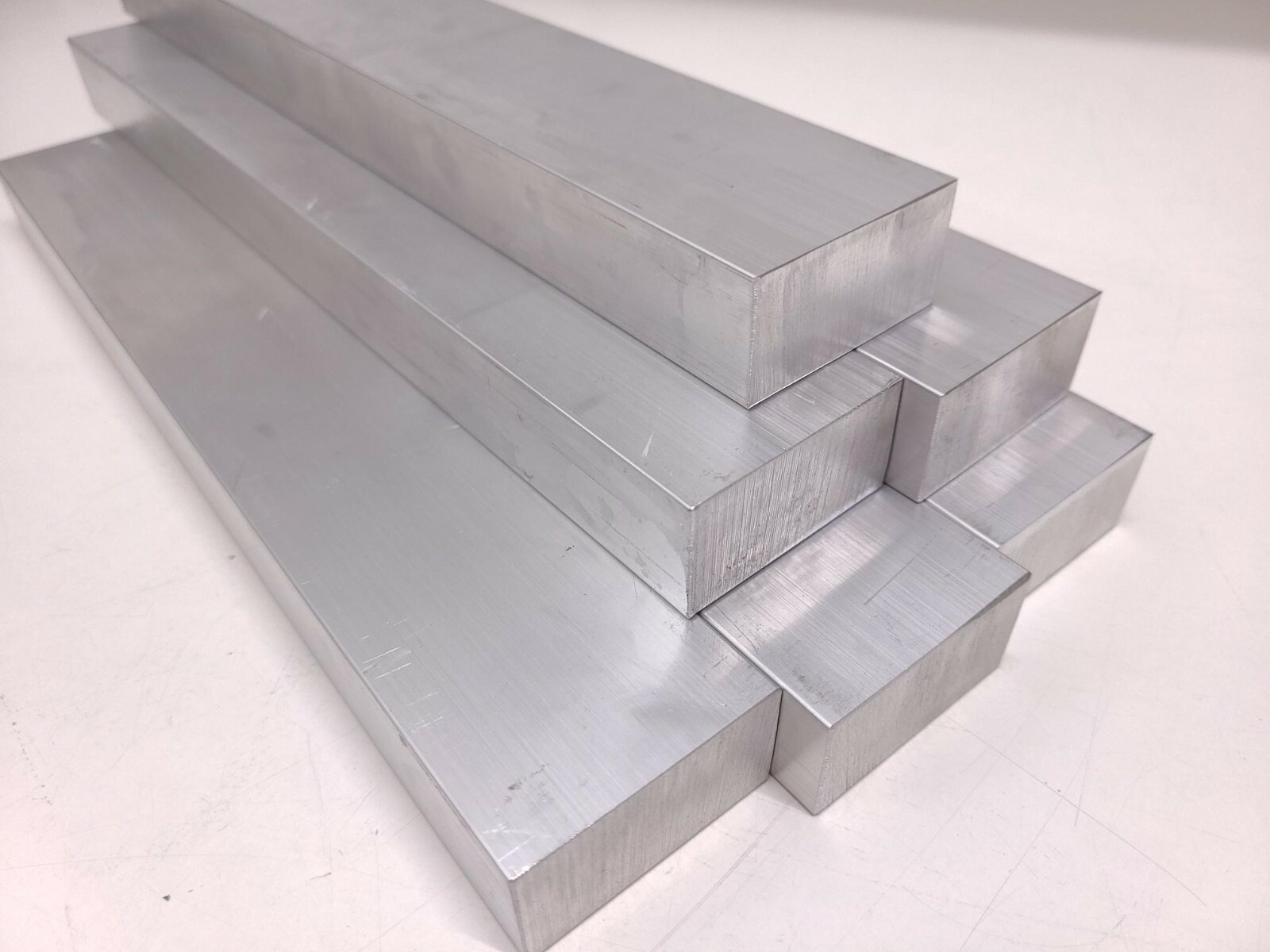 6061 Aluminum Flat Bar, 1 x 2 x 12″ long, Solid Stock, Plate, Machining, T6511