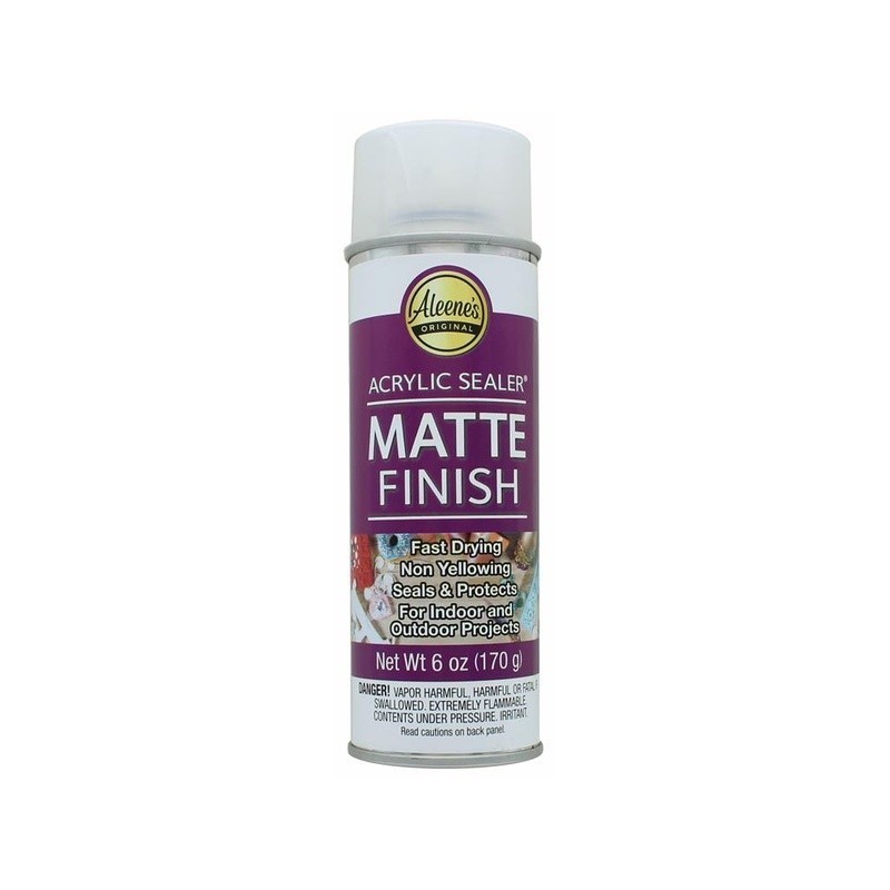 Acrylic Spray Sealer Fast Drying Matte Finish Indoor Outdoor Durable Protection