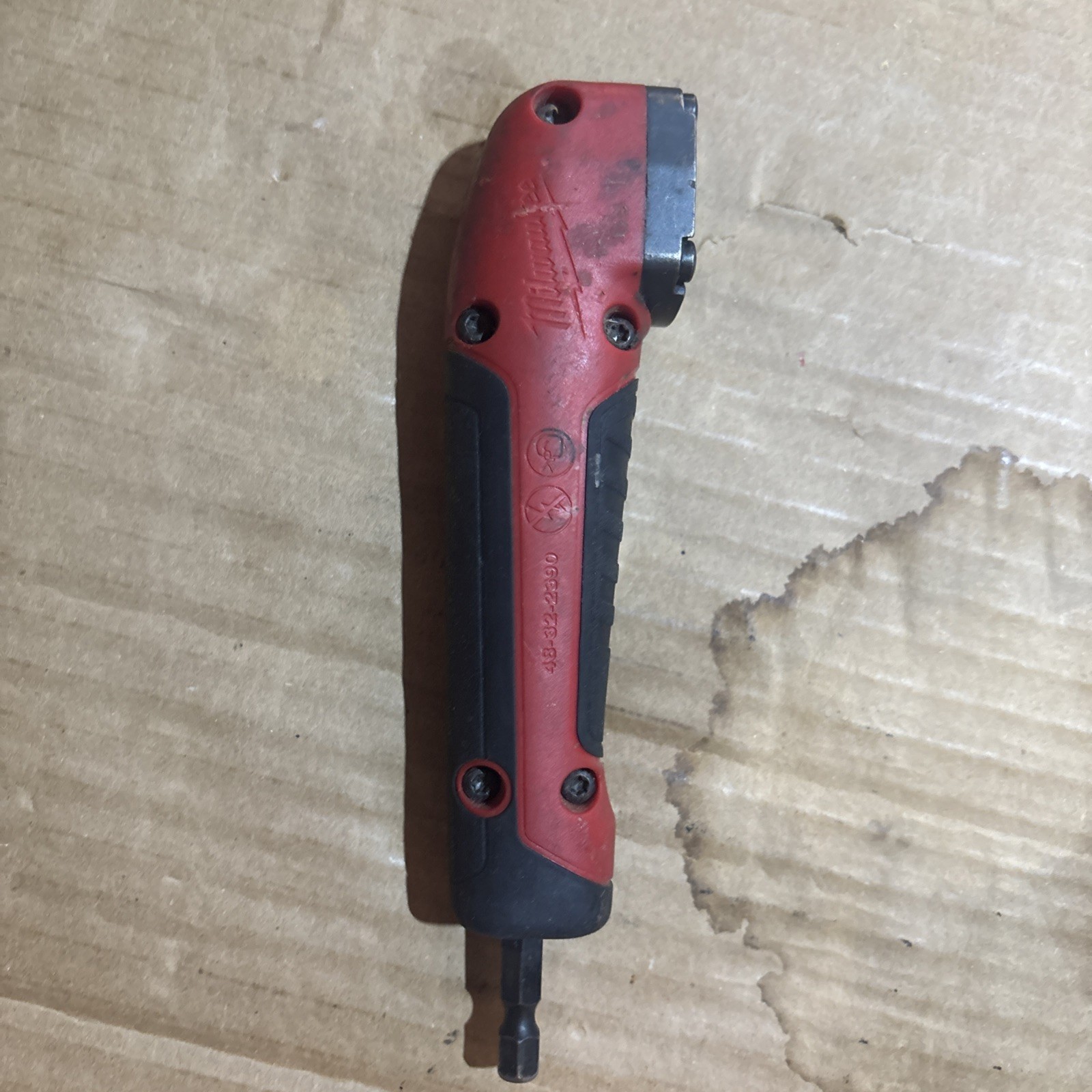 Milwaukee 48-32-2390 SHOCKWAVE Impact Right Angle Adapter w/ Optimized Shockzone